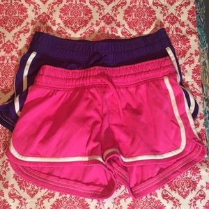 Lot of 2 BCG ladies gym shorts